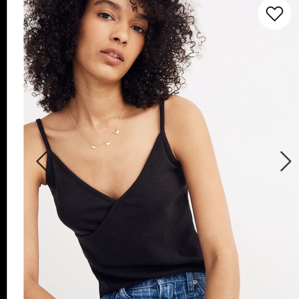 Madewell black tank top